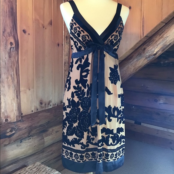 Hale Bob Dresses & Skirts - Hale Bob Silk Burnout Dress- Size M